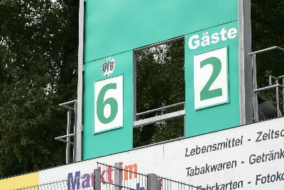 VfB-Anzeigentafel